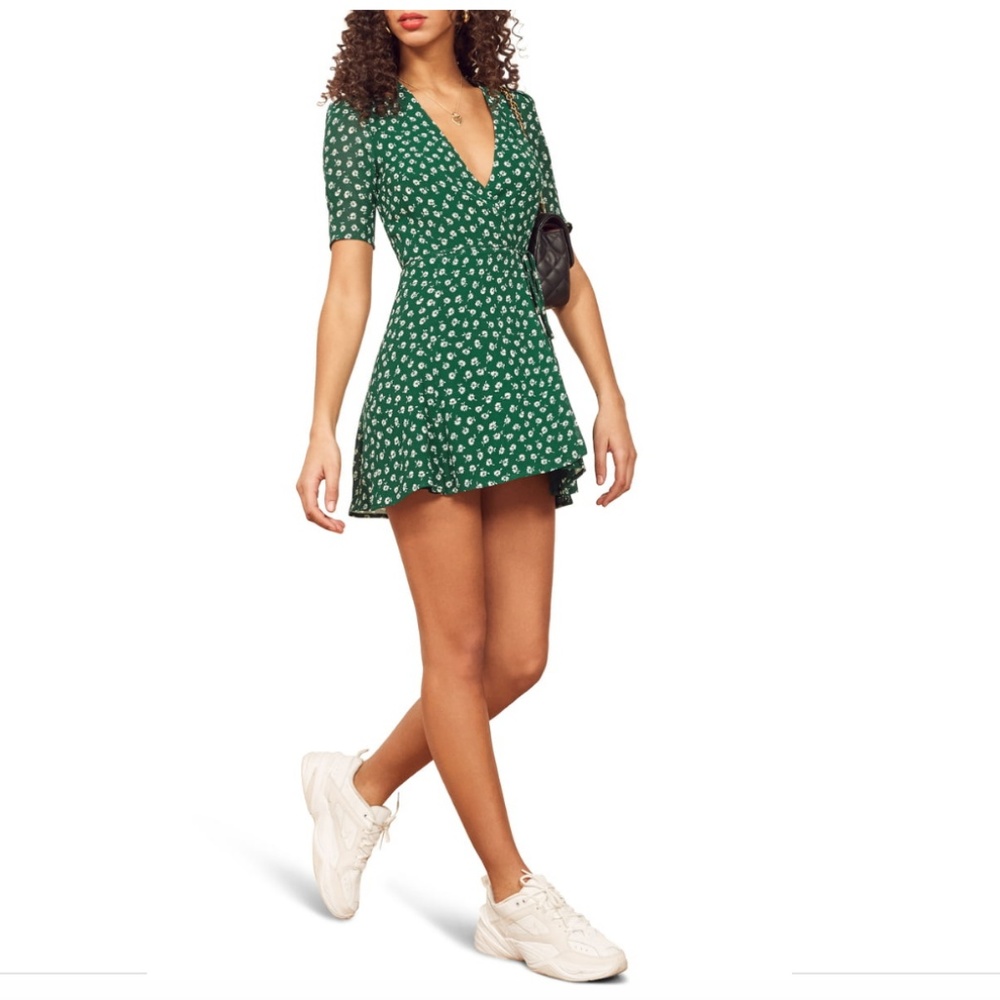 REFORMATION Lucky Wrap Dress